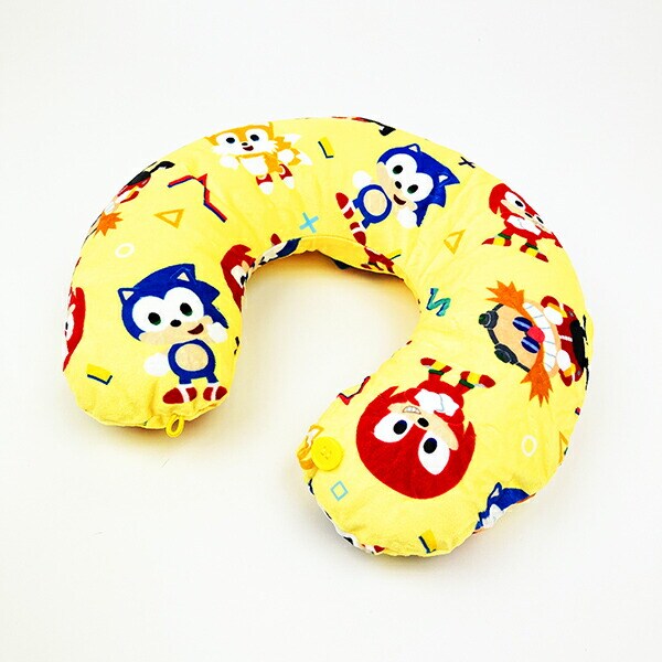 ソニック・ザ・ヘッジホッグ  テイルス 変身ネックピロー まくら ぬいぐるみ