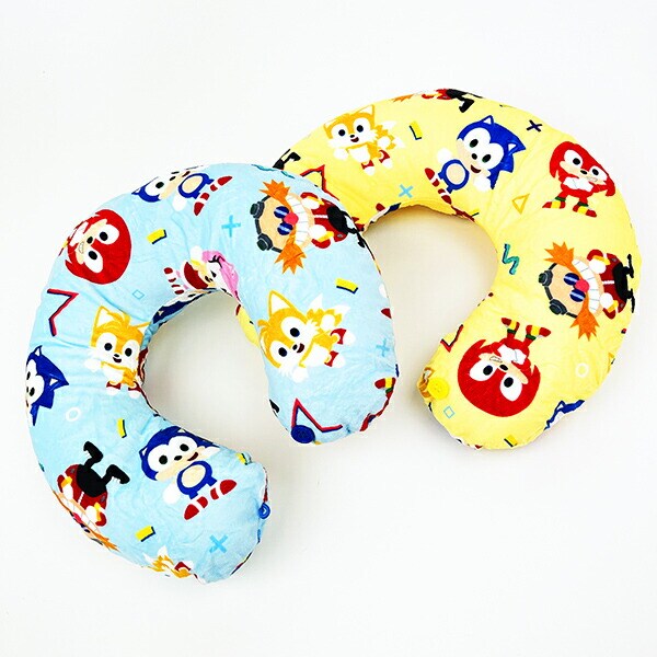 ソニック・ザ・ヘッジホッグ  テイルス 変身ネックピロー まくら ぬいぐるみ