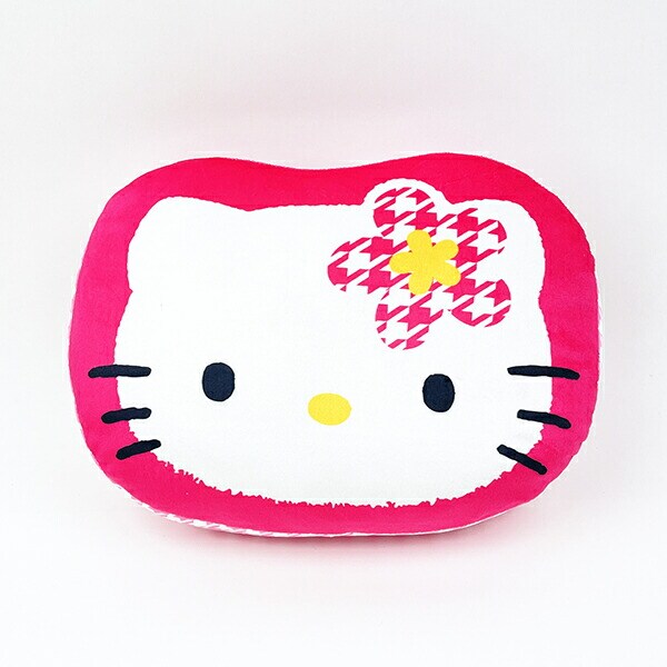 サンリオ ハローキティ  カオハナ ダイカットクッション (ピンク)  Sanrio