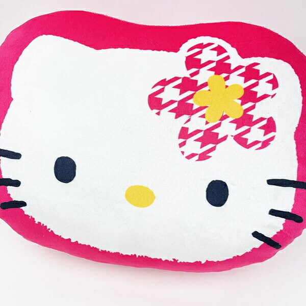 サンリオ ハローキティ  カオハナ ダイカットクッション (ピンク)  Sanrio