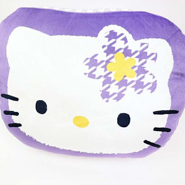 サンリオ ハローキティ  カオハナ ダイカットクッション (パープル)  Sanrio