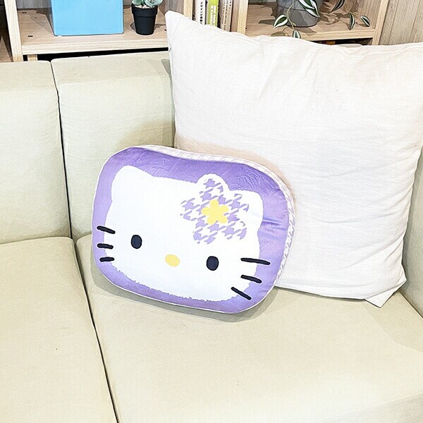 サンリオ ハローキティ  カオハナ ダイカットクッション (パープル)  Sanrio