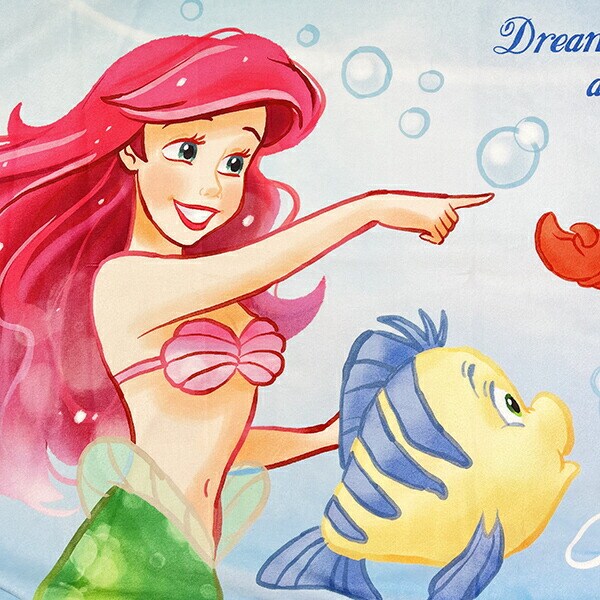 ディズニー プリンセス アリエル 枕カバー (ブルー) Sanrio