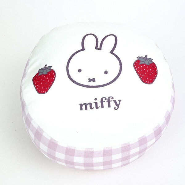 ミッフィー miffy パフクッション (ピンク) インテリア