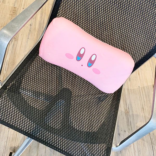 星のカービィ Kirby リラックスピロー フェイス 枕 クッション 腰あて ピンク 　