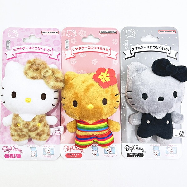 サンリオ キティ PlayCharm ヒョウ柄 スマホ用品 iPhone Android sanrio