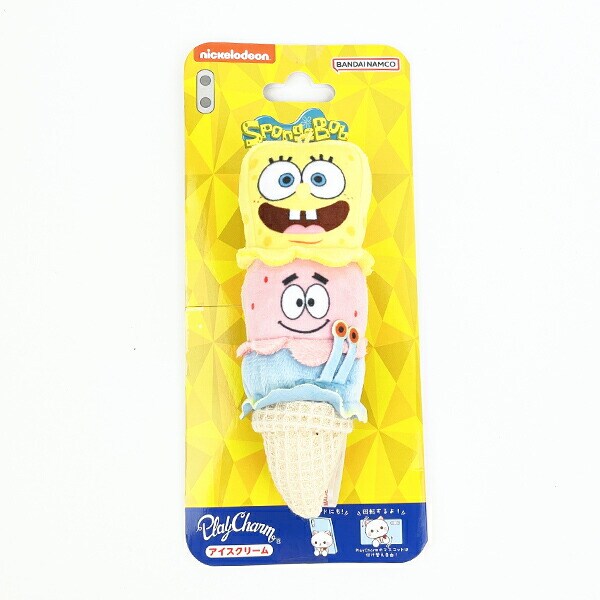 スポンジボブ アイスクリーム PlayCharm マスコット スマホ