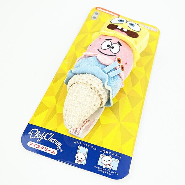 スポンジボブ アイスクリーム PlayCharm マスコット スマホ