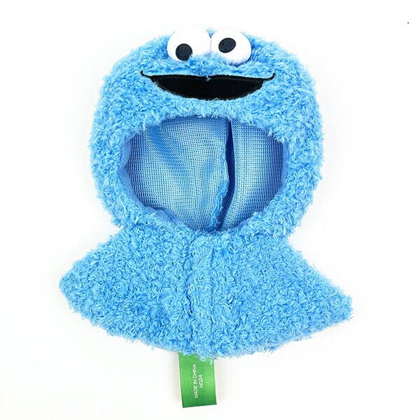 セサミストリート クッキーモンスター Chibiぬいのでこれーしょん ポンチョ 推し活グッズ ぬい服