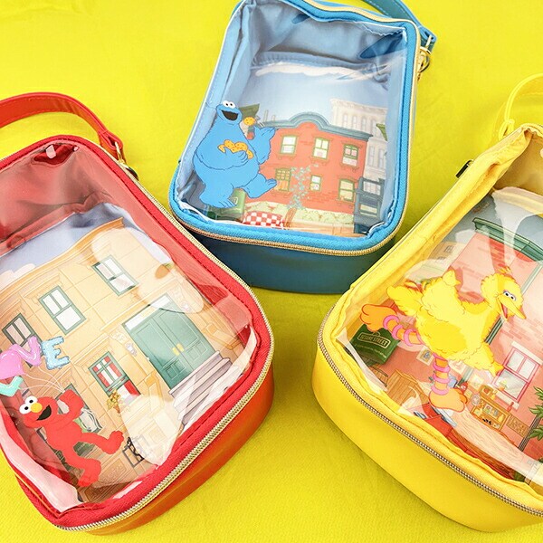 セサミストリート ビッグバード Chibiぬいのでこれーしょん ポーチ バッグ