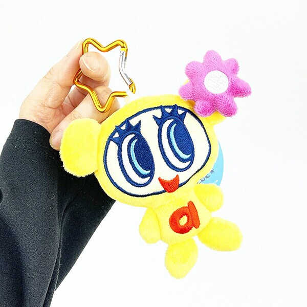 エンジェルブルー ハナちゃん カラビナ付きぷりぬいマスコット キーホルダー ANGEL BLUE