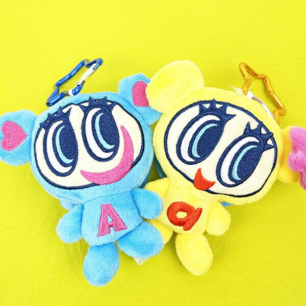 エンジェルブルー ハナちゃん カラビナ付きぷりぬいマスコット キーホルダー ANGEL BLUE