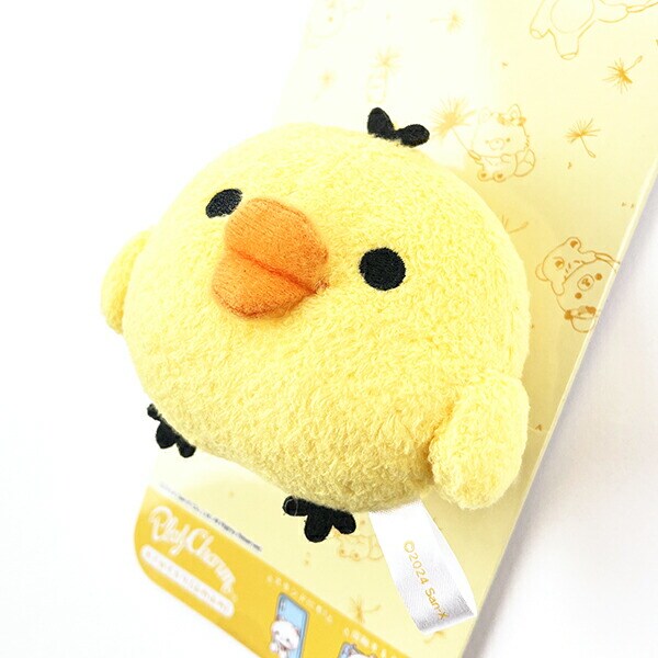 リラックマ キイロイトリ ふわふわ PlayCharm スマホ用品