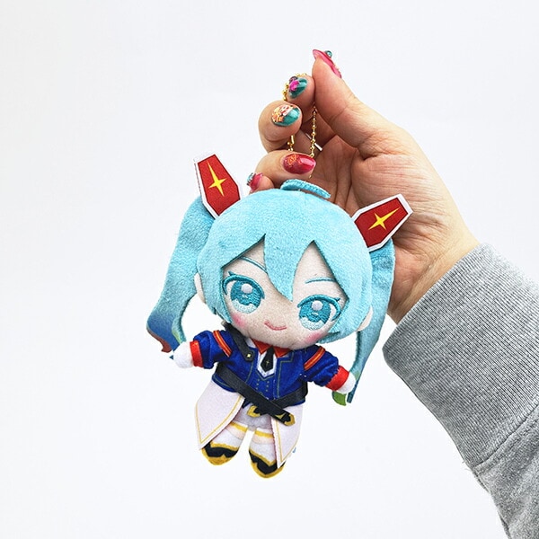 初音ミク ×機動戦士ガンダム Chibiぬいおすわりマスコット ぬいぐるみ