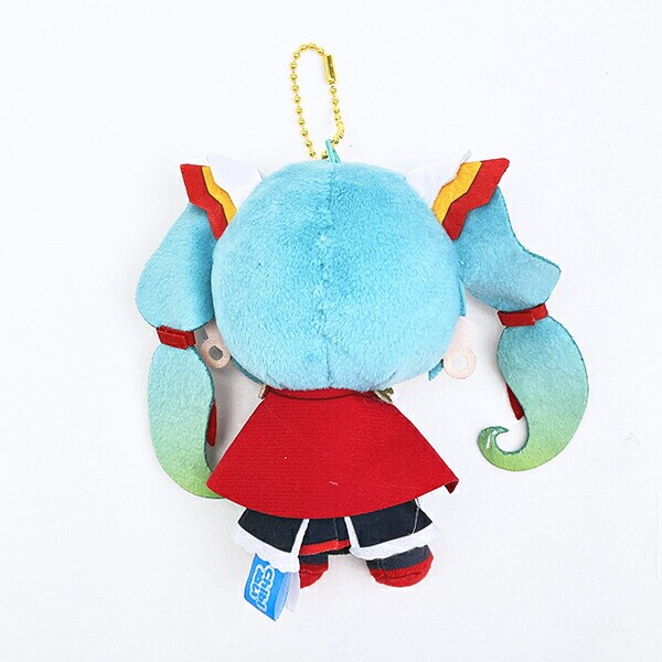 初音ミク ×機動武闘伝Gガンダム Chibiぬいおすわりマスコット ぬいぐるみ