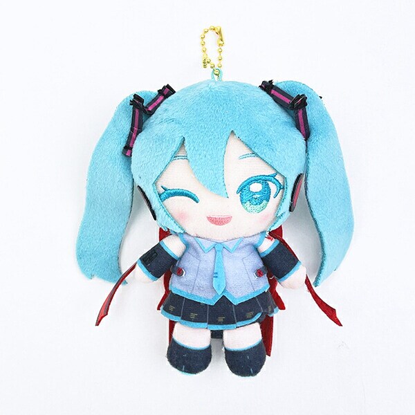 初音ミク ×エールストライクガンダム Chibiぬいおすわりマスコット ぬいぐるみ