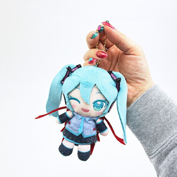 初音ミク ×エールストライクガンダム Chibiぬいおすわりマスコット ぬいぐるみ