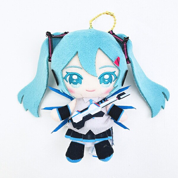 初音ミク ×ストライクフリーダムガンダム弐式 Chibiぬいおすわりマスコット ぬいぐるみ