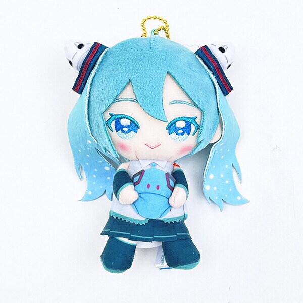 初音ミク ×ダブルオーガンダム Chibiぬいおすわりマスコット ぬいぐるみ