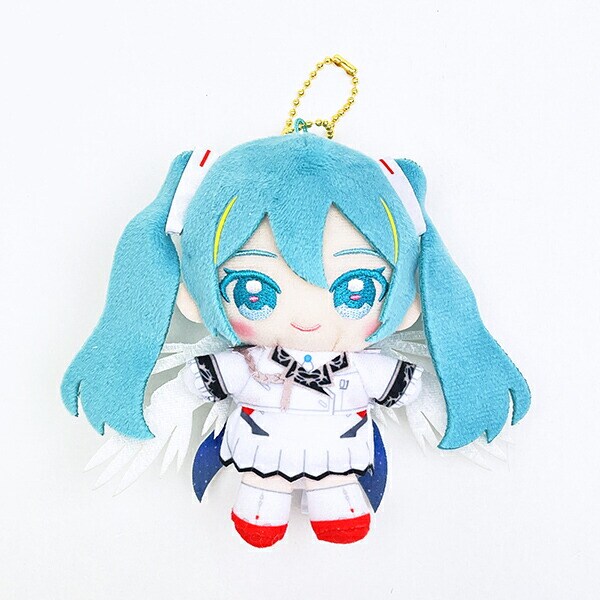初音ミク ×ウイングガンダムゼロEW Chibiぬいおすわりマスコット ぬいぐるみ