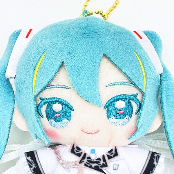 初音ミク ×ウイングガンダムゼロEW Chibiぬいおすわりマスコット ぬいぐるみ