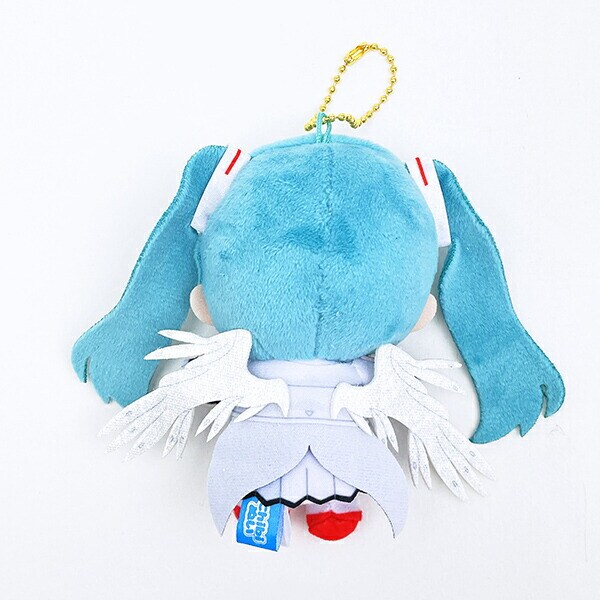 初音ミク ×ウイングガンダムゼロEW Chibiぬいおすわりマスコット ぬいぐるみ