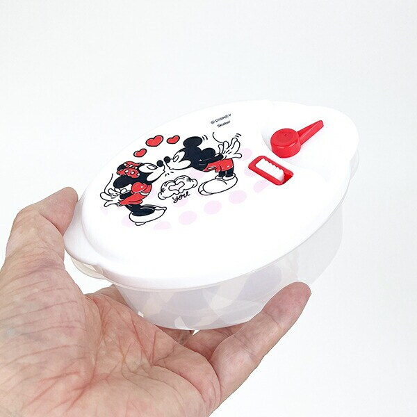 ディズニー ミッキー＆ミニー PT電子レンジ容器 3PC キッチン 日本製 Disney