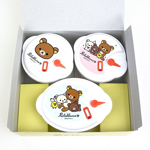 リラックマ 電子レンジ容器 3PC キッチン 日本製