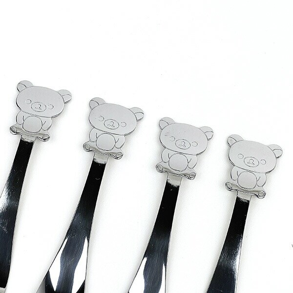 リラックマ スプーン＆フォーク 4pc 食器 キッチン ギフト