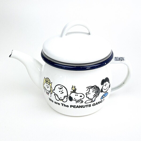スヌーピー ブレイクタイム ホーローティーポット キッチン 日本製 SNOOPY