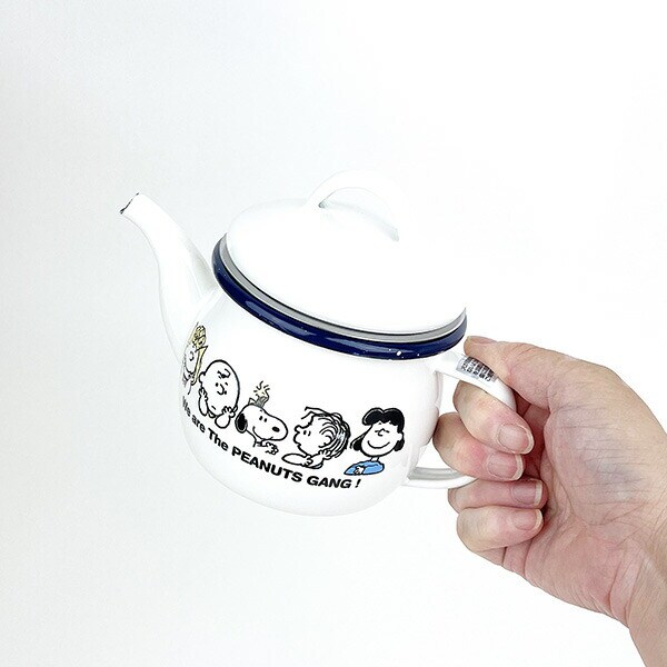 スヌーピー ブレイクタイム ホーローティーポット キッチン 日本製 SNOOPY