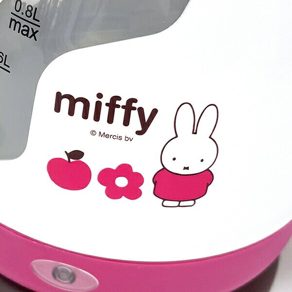 ミッフィー miffy 電気ケトル(0.8L) キッチン 家電 ポット