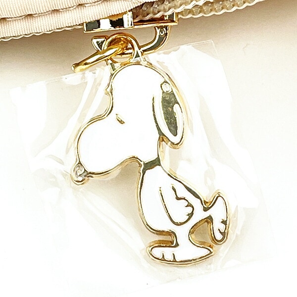 スヌーピー 2WAY キルティングトートバッグ(M) ブラック SNOOPY