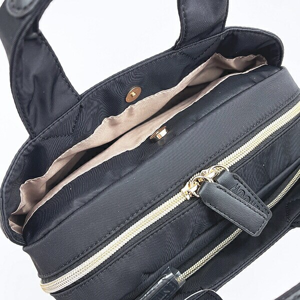 ムーミン おでかけ スクエアリュックサック バッグ ブラック