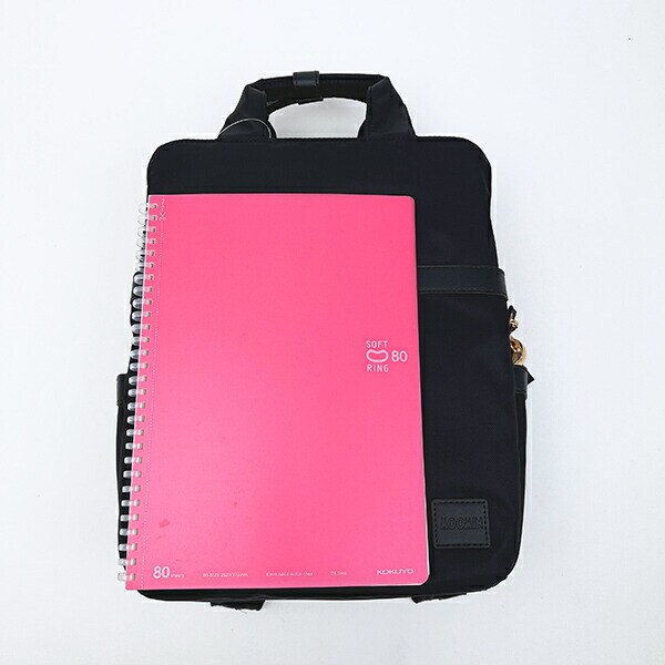 ムーミン おでかけ スクエアリュックサック バッグ ブラック