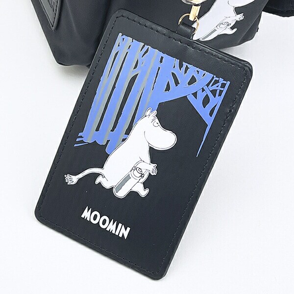 ムーミン おでかけ スクエアリュックサック バッグ ブラック