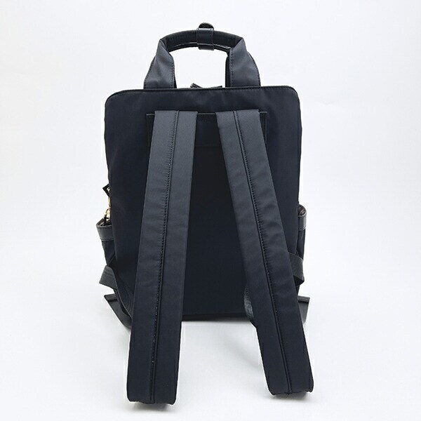 ムーミン おでかけ スクエアリュックサック バッグ ブラック