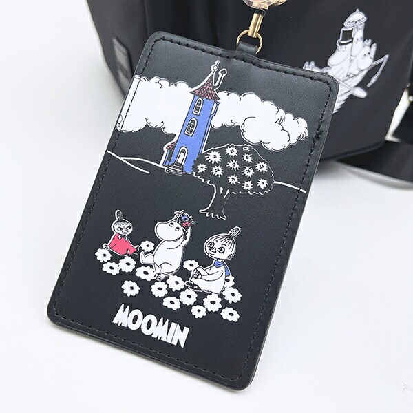 ムーミン ピクニック ラウンドリュックサック バッグ ブラック