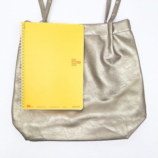 オサムグッズ 合皮ハンドルタックトートバッグ (ブロンズ)