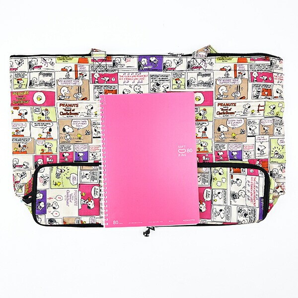 スヌーピー コミックカラー 折りたたみトートバッグ トラベル SNOOPY