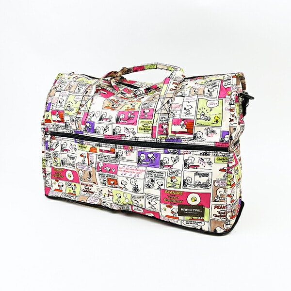 スヌーピー コミックカラー 折りたたみボストンバッグ(M) トラベル SNOOPY
