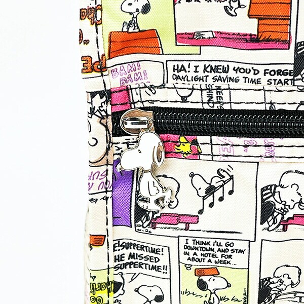 スヌーピー コミックカラー 折りたたみボストンバッグ(M) トラベル SNOOPY