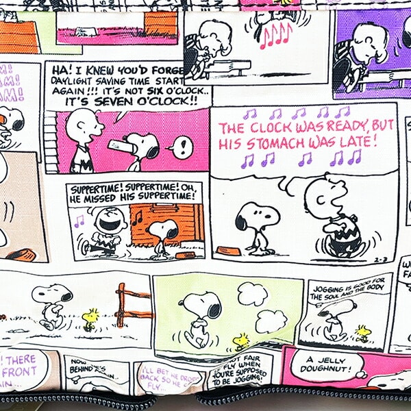 スヌーピー コミックカラー 折りたたみボストンバッグ(M) トラベル SNOOPY