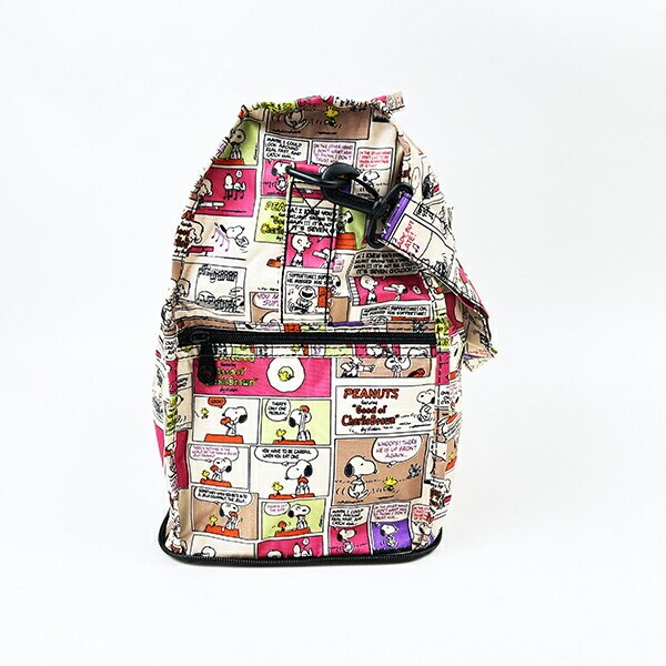 スヌーピー コミックカラー 折りたたみボストンバッグ(M) トラベル SNOOPY