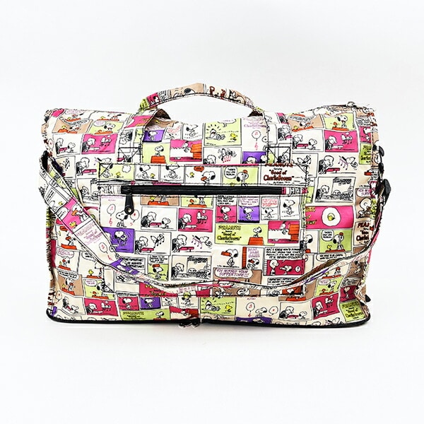 スヌーピー コミックカラー 折りたたみボストンバッグ(M) トラベル SNOOPY