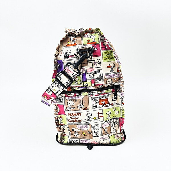 スヌーピー コミックカラー 折りたたみボストンバッグ(M) トラベル SNOOPY