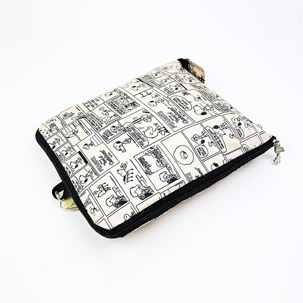 スヌーピー コミックナチュラル 折りたたみボストンバッグ(L) トラベル SNOOPY