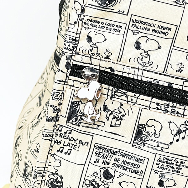 スヌーピー コミックナチュラル 折りたたみボストンバッグ(L) トラベル SNOOPY