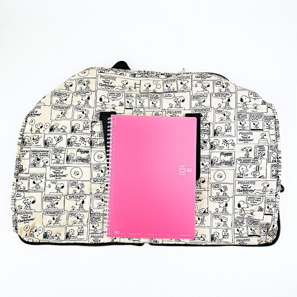 スヌーピー コミックナチュラル 折りたたみボストンバッグ(L) トラベル SNOOPY