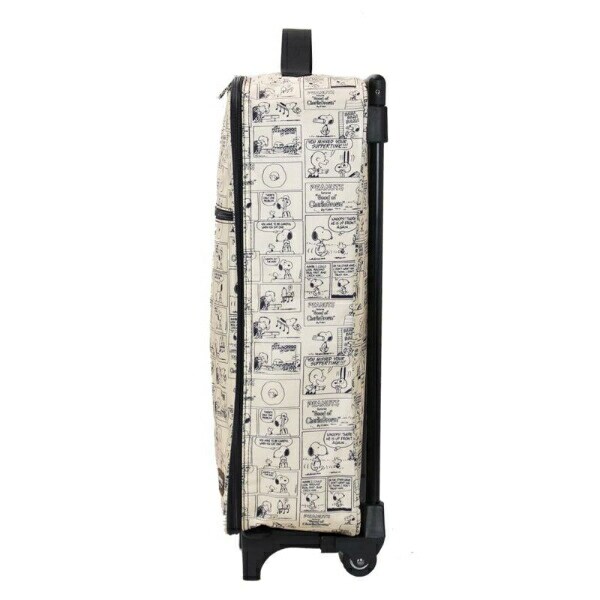 スヌーピー 折りたたみキャリーバッグ コミックナチュラル キャリーケース トラベル SNOOPY